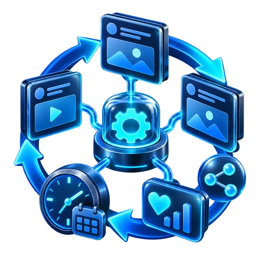 3D S4-Social Loop icon